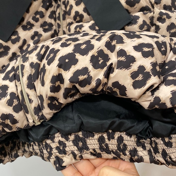 Leopard Printed Down Jacket For Girls - Picture 11 of 13